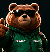 มาสคอต BEAR24 ชูนิ้วโป้ง