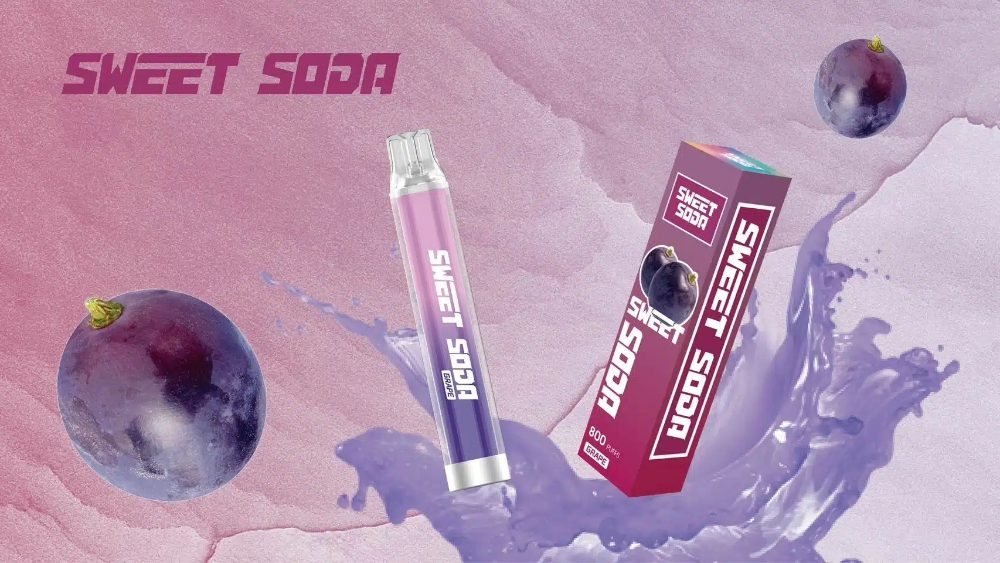 Sweet Soda 800 Puffs รส องุ่น