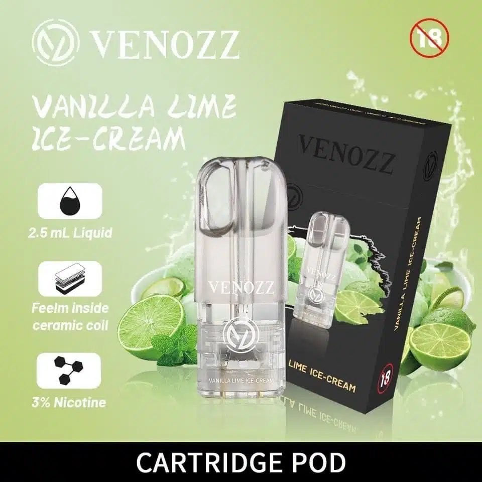 หัวพอต Venozz รส ไอศกรีมมะนาว เย็นมาก