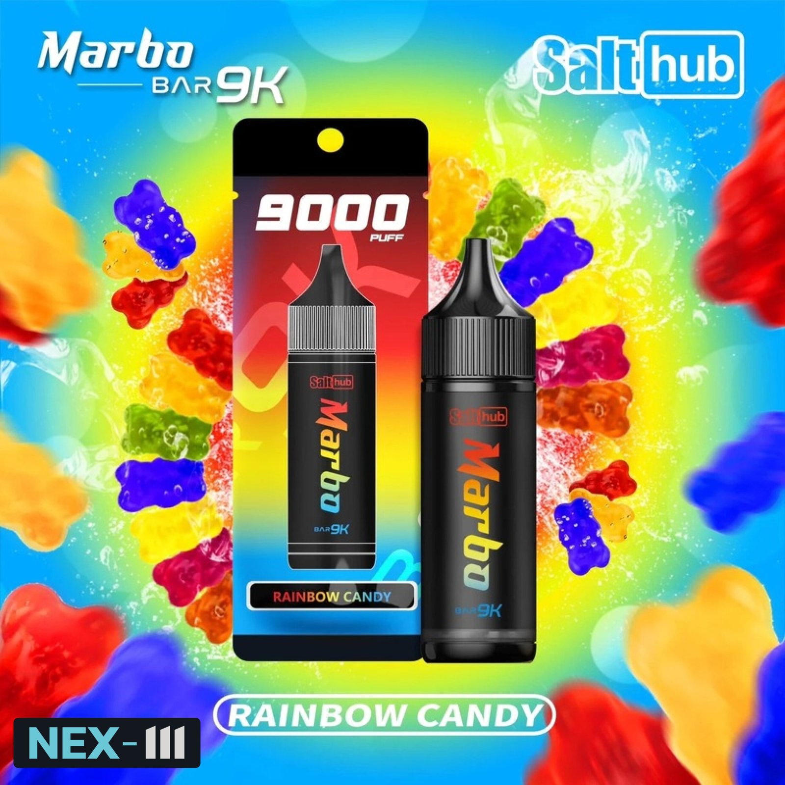 Marbo 9K รส Rainbow Candy