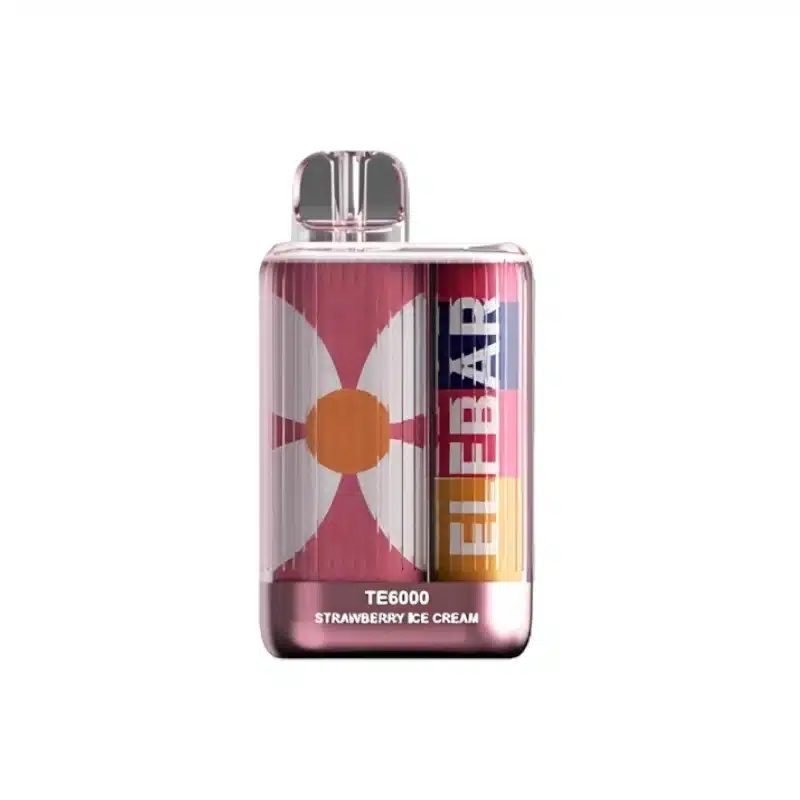 Elfbar 6000 คำ รส ไอติมสตรอว์เบอร์รี่