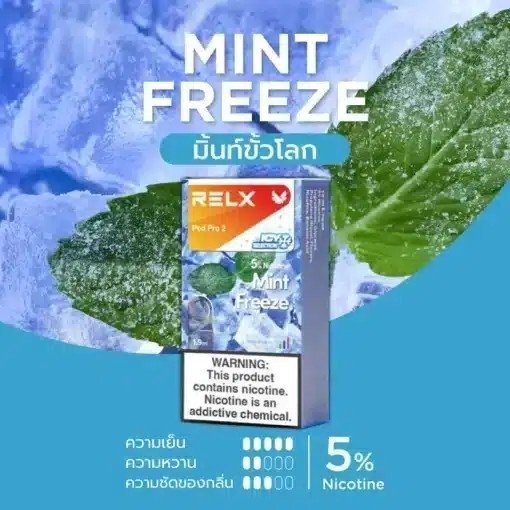 หัว Relx รส Mint Freeze 5%